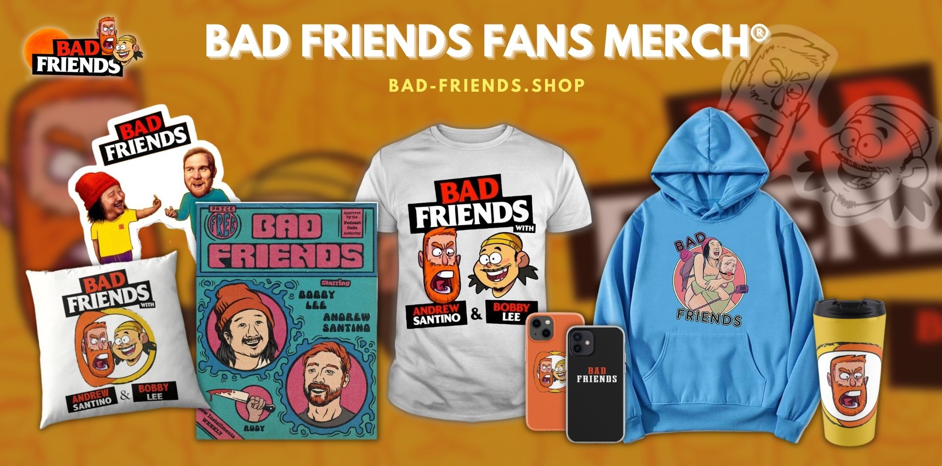 Bad Friends Web Banner - Bad Friends Shop