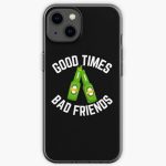Good Times Bad Friends Vintage Mens Boys iPhone Soft Case RB1111 product Offical Bad-Friends Merch