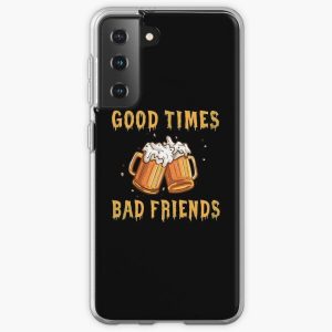 GOOD TIMES BAD FRIENDS Samsung Galaxy Soft Case RB1111 product Offical Bad-Friends Merch