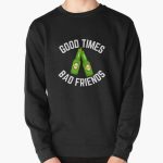 Good Times Bad Friends Vintage Mens Boys Pullover Sweatshirt RB1111 product Offical Bad-Friends Merch