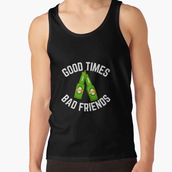 Good Times Bad Friends Vintage Mens Boys Tank Top RB1111 product Offical Bad-Friends Merch