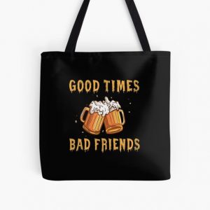 GOOD TIMES BAD FRIENDS All Over Print Tote Bag RB1111 product Offical Bad-Friends Merch