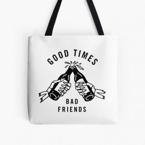 Good Times Bad Friends All Over Print Tote Bag RB1111 product Offical Bad-Friends Merch