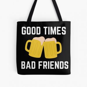 Good Times Bad Friends Retro Mens Boys All Over Print Tote Bag RB1111 product Offical Bad-Friends Merch
