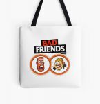 BAD FRIENDS PODCAST - BOBBY LEE - ANDREW SANTINO All Over Print Tote Bag RB1111 product Offical Bad-Friends Merch