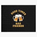 GOOD TIMES BAD FRIENDS Essential T-Shirt Jigsaw Puzzle RB1111 product Offical Bad-Friends Merch