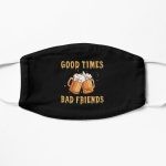 GOOD TIMES BAD FRIENDS Flat Mask RB1111 product Offical Bad-Friends Merch