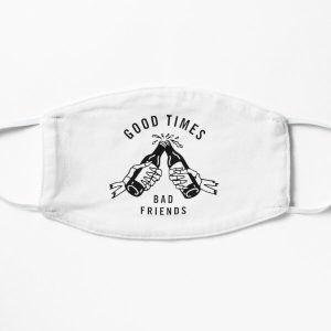 Good Times Bad Friends Flat Mask RB1111 product Offical Bad-Friends Merch