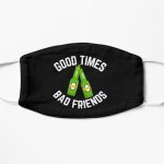 Good Times Bad Friends Vintage Mens Boys Flat Mask RB1111 product Offical Bad-Friends Merch